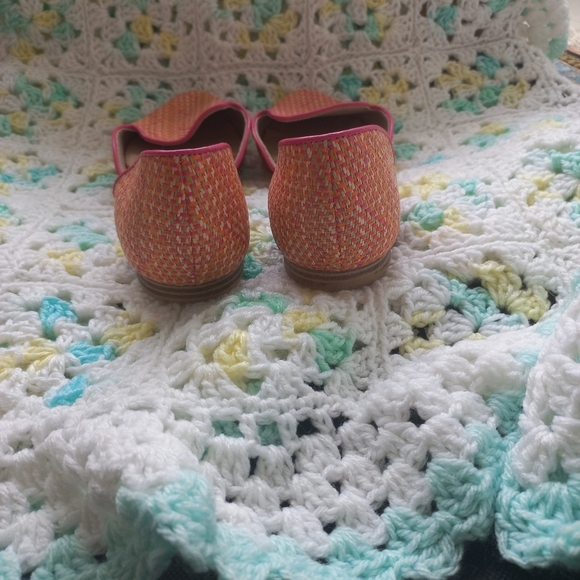 Isaac Mizrahi Women's New York Orange Woven Shoes Size 9 US - Picture 6 of 15